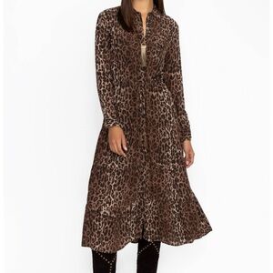 *NWT* Johnny Was Leopard Dress - Size S